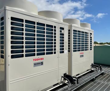 Air Conditioning Systems via AHU Ducted Systems & DX Refrigeration Systems
